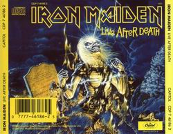 Live After Death - Trasera